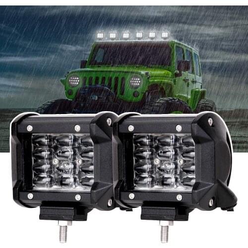 4INCH 36W LED Work Light Offroad Driving Fog Lamp 12V 24V Car Motorcycle SUV ATV 4WD 4X4 Wagon Outdoor Camping Driving Headlight