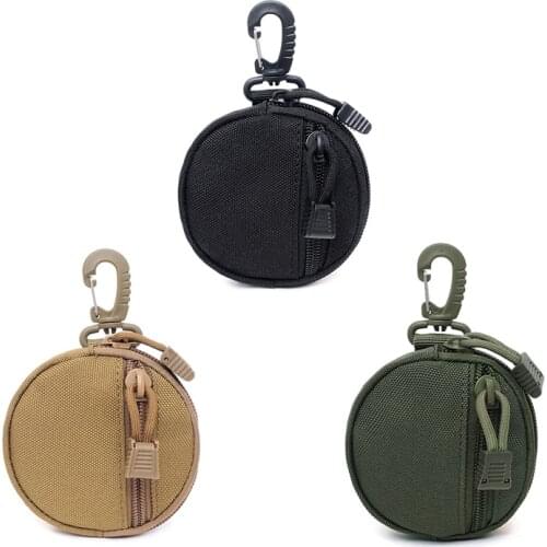Tactical Wallet Key Pouch Military EDC Mini Coin Purses Multi-function Zipper Small Waist Bag Holder Outdoor Accessories Bag
