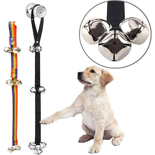 Dog Training Pet Doorbell Rope House Dog Training Leash Communicate Alarm Door Bell for Dogs and Cats Adjustable