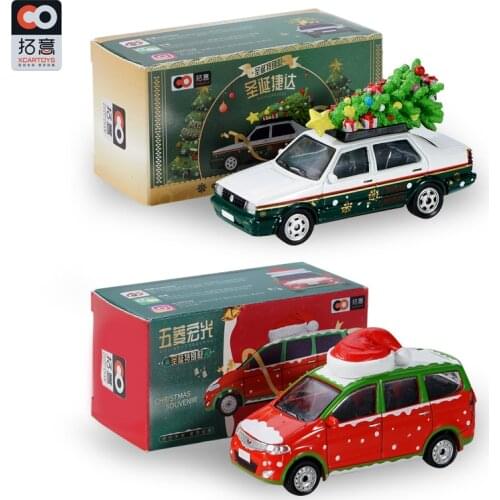 XCARTOYS 1/64 Christmas Car VW Jetta Collection of die-casting simulation alloy toys