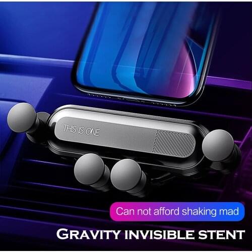 Factory Product Universal Car Phone Mount GPS Stand Gravity Stand For Phone in Car Stand No Magnetic Auto Air Vent Grip