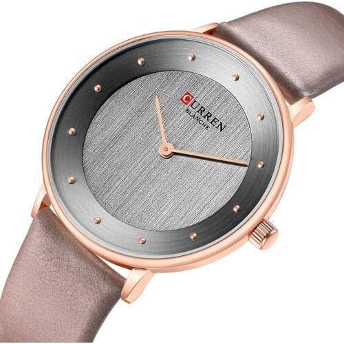 CURREN Brand Fashion Wristwatches Women Leather Band Women Dress Watches Ladies Quartz-Watch Relogio Feminino New