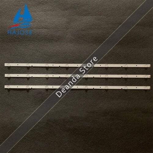 1set=3pcs 3v 780mm LED Backlight strip 8 lamp For 39 40 inch TV LED39K1800 01.JL.D40081330-057CS-M 17AK2A30 CN430MS9240