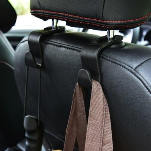 2 Pieces Car Seat Hook 15kg Bearing Rear Seat Hook Headrest Hanger Storage Hooks For Grocery Bag Automotive Products Supplies