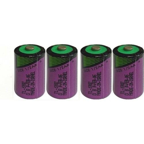 4PCS/LOT New high quality TL-5902 1 / 2AA ER14250 SL350 3.6V 1/2 AA PLC lithium battery