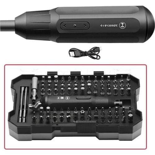 100 IN 1 3.6V Battery Screwdriver Set Electric Tools Brushless Rechargeable Precision Power Greenworks Cordless Drill Lithium