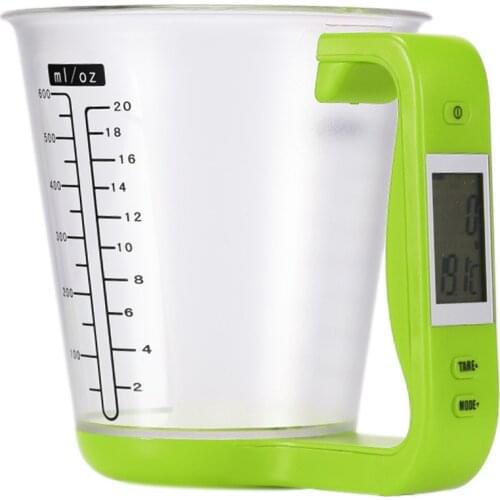Kitchen Scale LCD Electronic Scale Electronic Measuring Cup Kitchen Scales Digital Temperature Measurement Cups