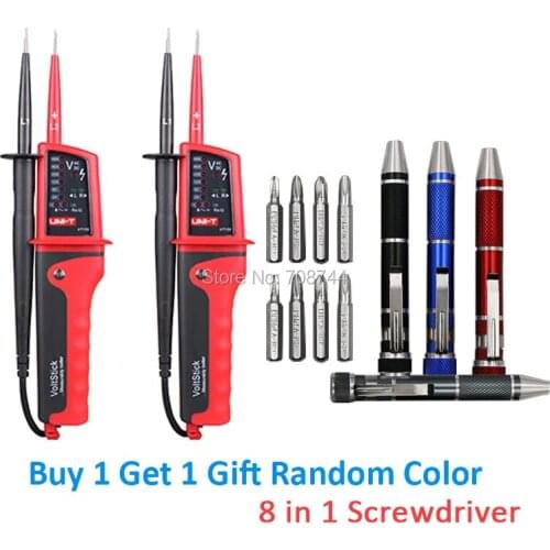Multi-function Continuity Torch Detector Pen Meters Testers UNI-T UT15B LED LCD Display Voltage Testers