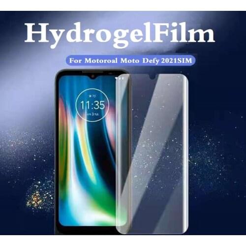 For Motoroal Moto Defy 2021 Dual SIM Hydrogel Film Full Cover HD Screen Protector For Motoroal Moto Defy 2021