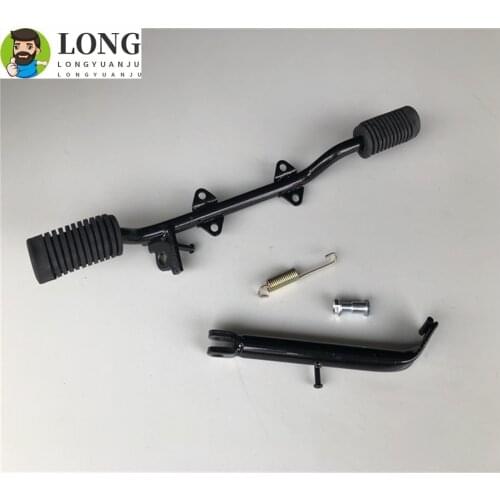 Motorcycle foot pedals horizontal iron assembly is put aside frame side leg bracket For Honda CG125 CG 125 CG150 ZJ125