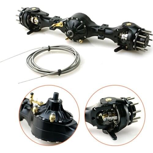 LESU Metal Front Axle Differential Lock 1/14 RC Tractor DIY Truck Q9020 Tmy TH02059