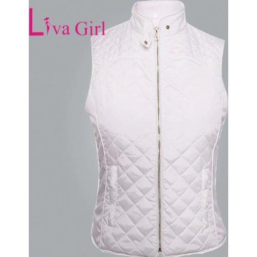 Женские стеганые жилеты Liva girl China At AliExpress