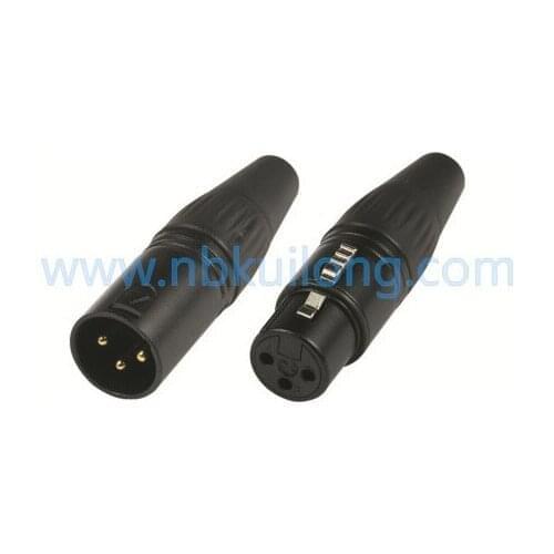 Wholesale 200pcs/lot XLR 3Pin Cannon Connector 200pcs XLR female MIC Audio connector