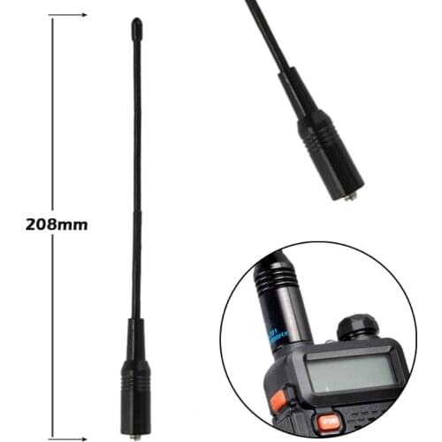 Portable NA-701 144/430MHz Dual Band SMA-F Antenna For Baofeng KG UV-5R Handheld Radio Accessary