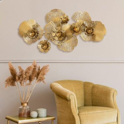 Light luxury Aesthetic room decor Creative 3D metal Wall stickers home decoration wall home decor room decoration accessories