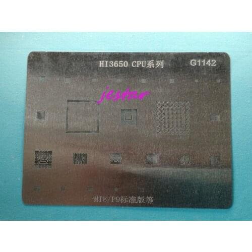 1pcs BGA Stencil Direct Heating Reballing Stencil for huawei MT8 P9 MAX98925EWV BGA153 Hi3650 Hi6422 Hi6421GWCV510