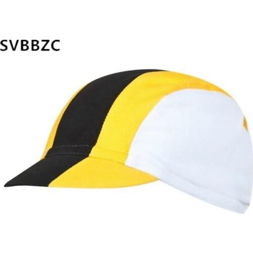 2018 SVBBZC White and Black Yellow Cycling Caps Men And Women Bike Caps Bicycle Headdress One Size