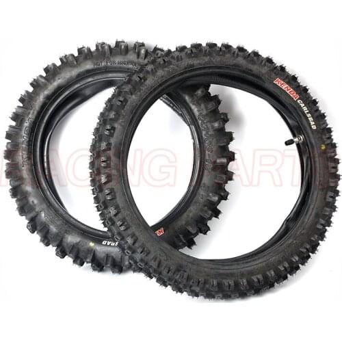 Off-Road Vehicle 60/100-14 80/100-12 Deep Tooth Wear-Resistant Tire Outer Tube Inner Tube Pit Dirt Bike