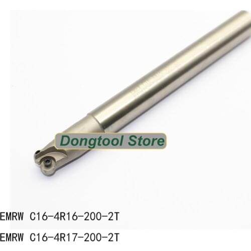 1pc EMRW C16 4R16 200 C16 4R17 200 2T milling cutter of cnc lathe turning tools for endmill holder without blade