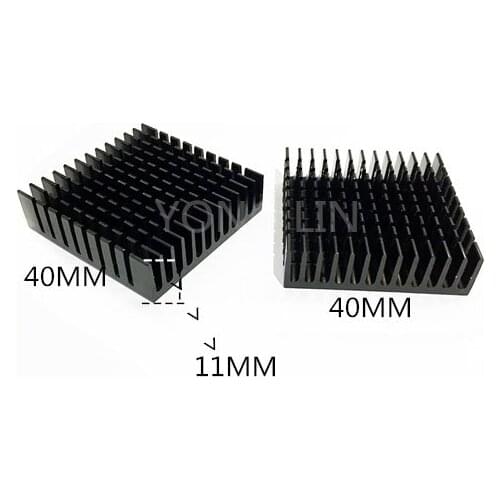 10Pieces aluminum heatsink 40*11-40mm IC heatsink/ LED aluminum heatsink