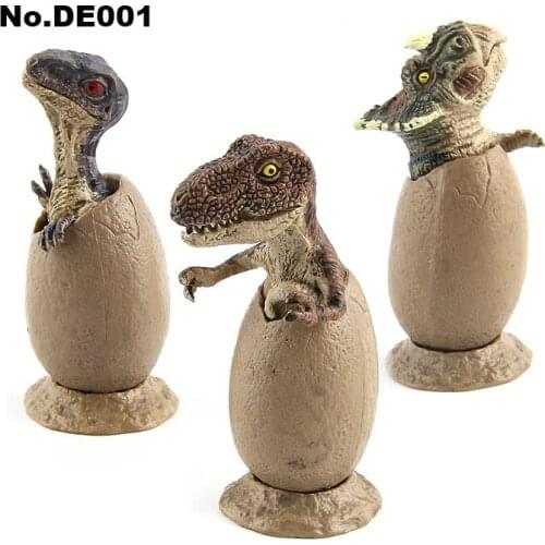 3pcs/set Jurassic World Park Dinosaur Egg Toy VS Magic Water Growing Baby Action Figure Learning Educational