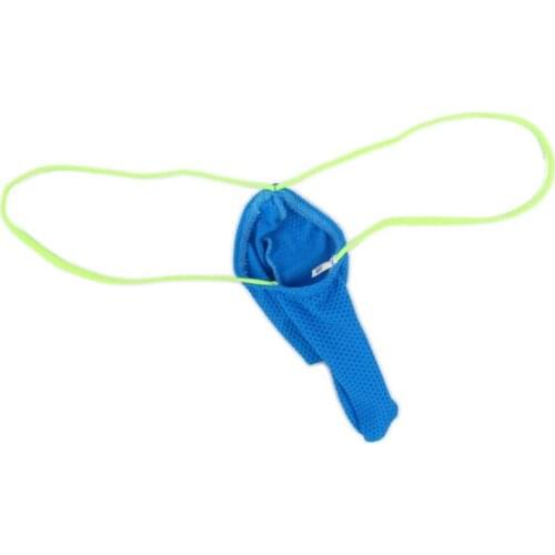 G639D String Thong string waist Contoured Sleeve Bubble Mesh honeycomb net