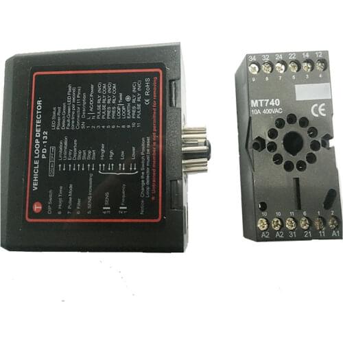 Hot !! Automatic single Channel induction Loop Detector for gate and door openers Vehicle Detection Sensor
