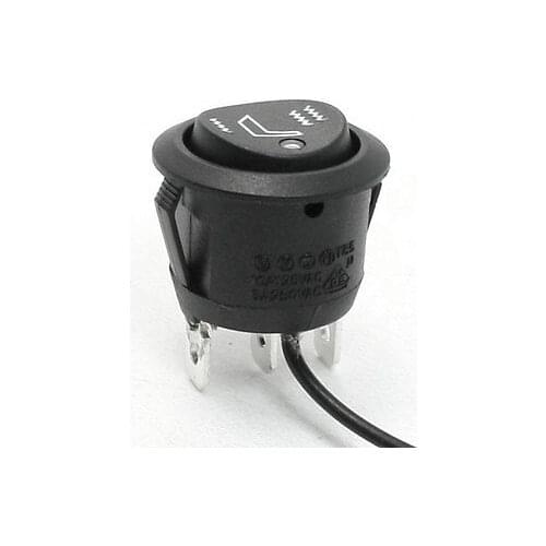 Panel Mount SPDT 3 Pin Car Seat Cushion Heating Switch AC 125V/10A 250V/6A