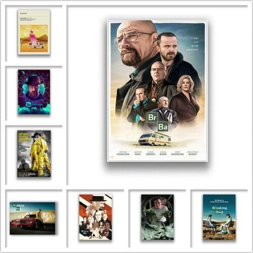 Breaking Bad Wall Stickers White Coated Paper Prints High Definition Home Decoration