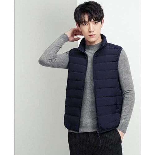 2020 Mens New Autumn Warm Sleeveless Jacket Male Winter Casual Waistcoat Men Vest Plus Size Clothes