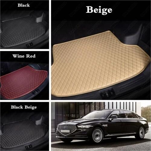 Car Boot Liners for Hyundai Tucson IX25 I30 IX35 I40 Kona Azera Elantra Sonata Equus Genesis Santa Fe Car Cargo Liners Floor Mat