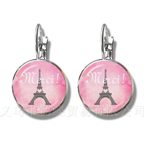 Thank You Teachers Love Heart Pattern Stud Earrings Chic Thanksgiving Teacher School Party Gifts Souvenir Teachers' Day Gift