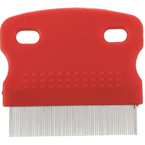 Flea Fine Toothed Clean Comb Pet Cat Dog Hair Brush Soft Protection Steel Small