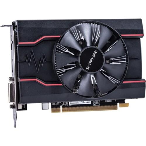 SAPPHIRE RX550 4GB Graphics Cards GPU Original AMD Radeon RX 550 4GB GDDR5 Video Cards Desktop PC Computer Game Map PCI-E X16