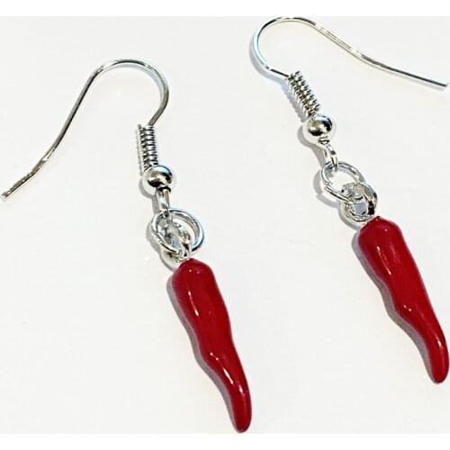 Trend 2021 Charm Women Cute Red Small Chili Pepper Earring Stainless Steel Jewelry The Best Gift For Mom
