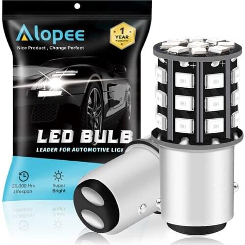 2-Pack 1157 BAY15D 1016 1034 7528 2057 2357 Red 2835 33 SMD LED Light Bulb Replacet for Car Brake Lights Tail Bulb 12V - 24V