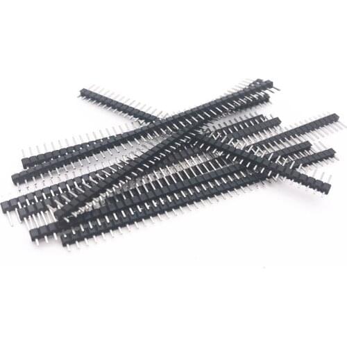 200pcs 40 Pin 1x40 Single Row 2.54mm Pin Header Connector