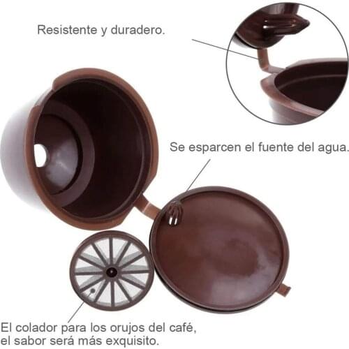 3PCS/SET Coffee Filter Coffee Machine Reusable Capsule Coffee Cup Filter For Nescafe Refillable Coffee Cup Holder Pod Strainer