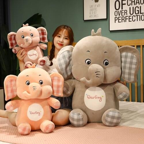 40-65cm Cute Cartoon Angel Elephant With Wings Plush Toys Stuffed Soft Lovely Animals Pillow Dolls For Kids Girls Birthday Gifts