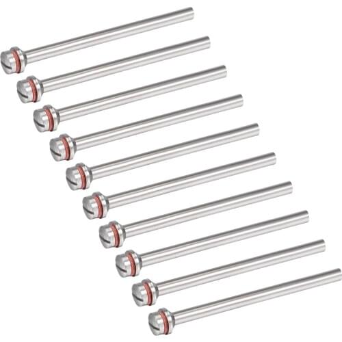 Uxcell Cut-off Wheel Screw Mandrels 3mm Shank Dia Cutting Disc Holder for Compatible Rotary Tool 10pcs