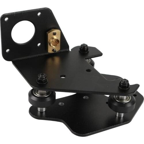 For 3D Printer Creality CR-10 S4/S5 X Left Shaft Motor Bracket With Pulley T8 Nut for Creality CR10 S4 S5