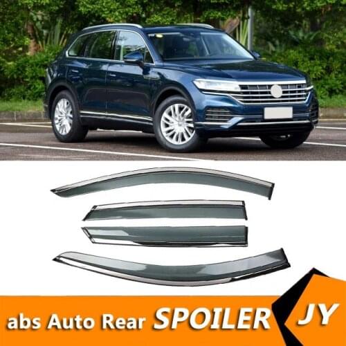 For Volkswagen Touareg 2019 Window Visor Vent Shades Sun Rain Deflector Guard For Touareg Auto Accessories 4PCS/SET