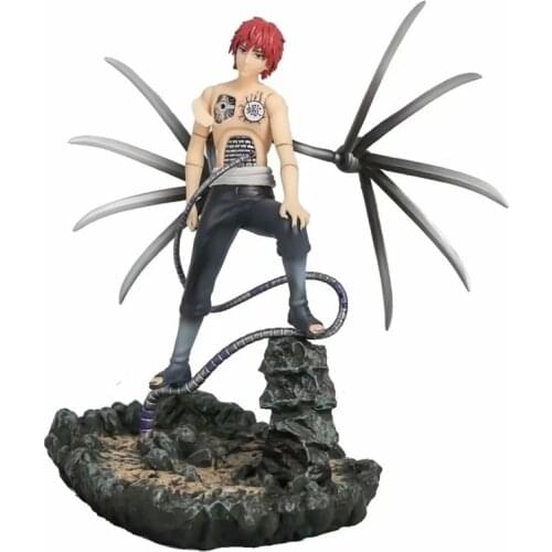 Naruto Action Figure Animal Figurine GK Machine Scorpion Statue Scene Akatsuki Sasori Figma Model 26CM ABS Toys For Children