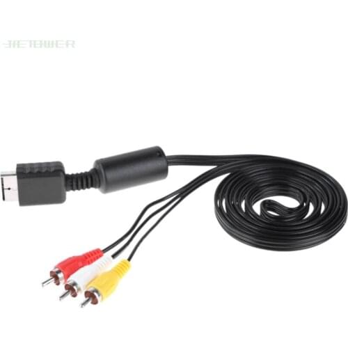 Nest 6FT Gamepad Cable Length 1.8M Audio Video AV Cable to RCA For SONY PS2 PS3 For PlayStation SYSTEM Game Cable