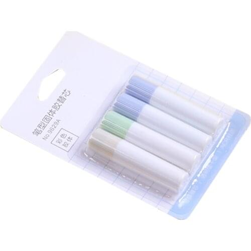 Creative Replaceable Pen Type Solid Glue Stick Set Student Stationery Office School Supplies
