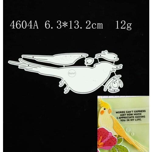 2021 Bird Metal Cutting Dies DIY Scrapbooking Paper Photo Album Crafts Knife Mould Cards Embossing Mold Stencils for Decor