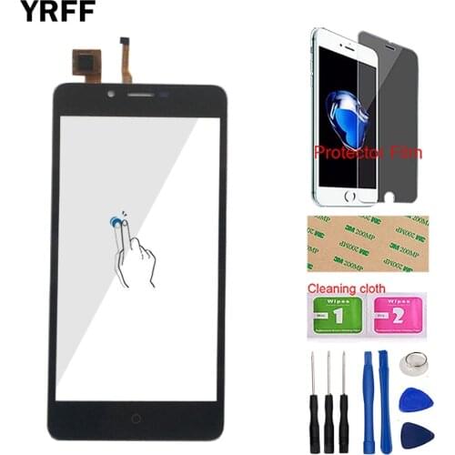 5'' Mobile Touch Screen TouchScreen For Vertex Impress Lion 3G Touch Screen Front Glass Sensor Panel Tools Protector Film
