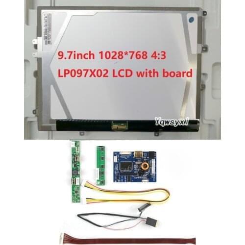 Controller Driver Board Monitor compatible-HDMI Kit for iPad 1 9.7" 1024X768 LP097X02 SLA1 SLA3 SLAA SLL2 LCD Screen Display
