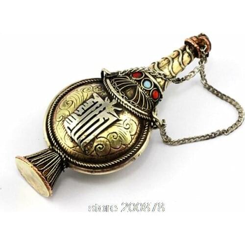 BYH004 Nepal Snuff bottle pendants,Tibetan KALACHAKRA mantras amulets box,Collectibles Wholesale Tibet Fork Arts