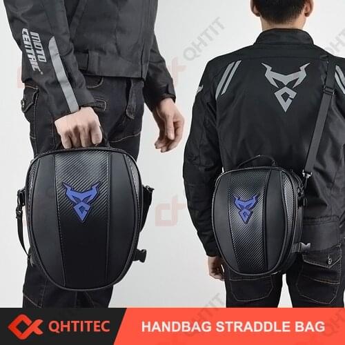 Reflective Motorcycle Helmet Backpack Waterproof Motorcycle Tank Bag Adjustable Rear Seat Motorcycle Tail Bag borsa moto Tankbag
